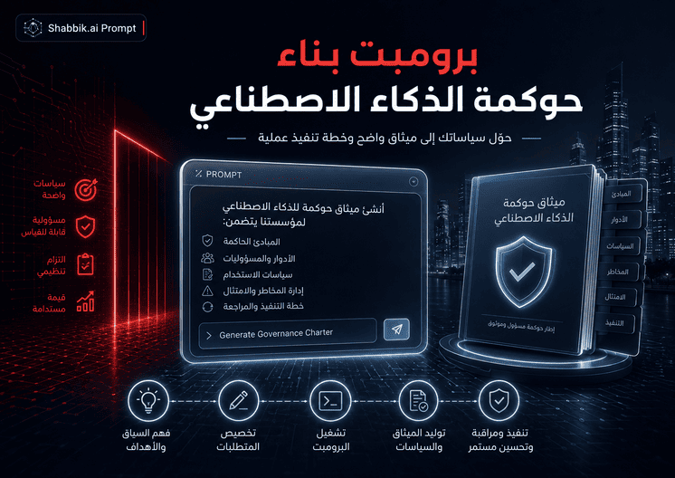 مستشار حوكمة الذكاء الاصطناعي: صياغة الخطوط الحمراء والواضحة