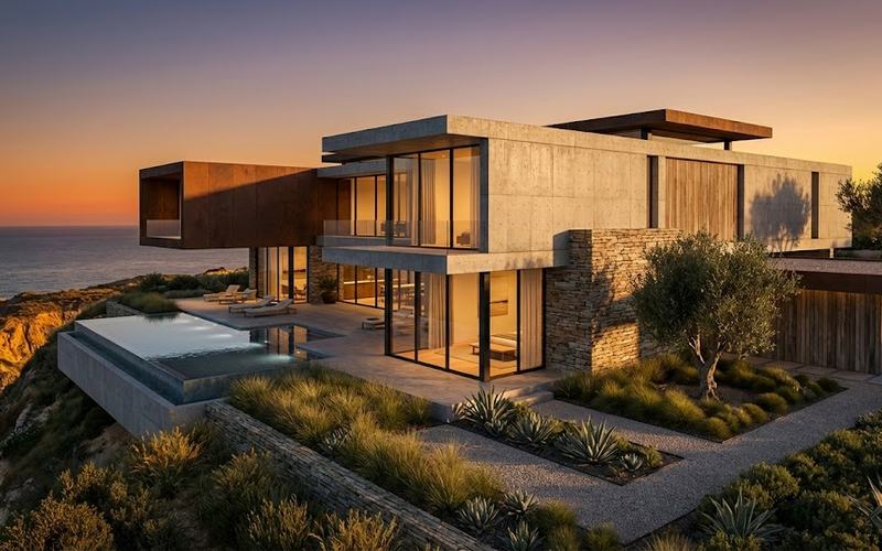 تصور معماري خارجي لمبانٍ فاخرة بأسلوب Dezeen