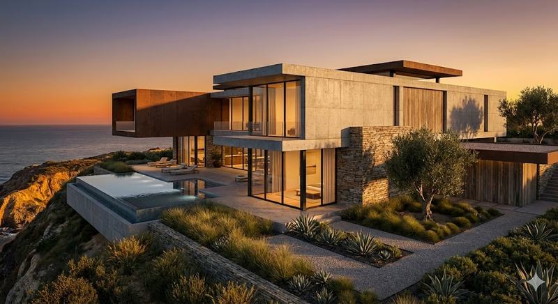 تصور معماري خارجي لمبانٍ فاخرة بأسلوب Dezeen