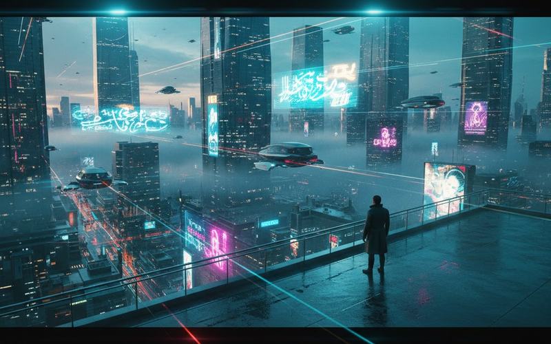 مدينة المستقبل الضبابية — بروميت سينمائي فائق الجودة