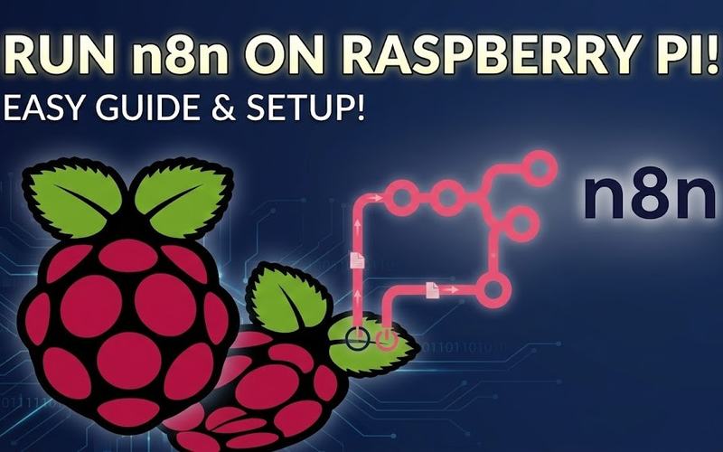 كيف تشغّل n8n على Raspberry Pi باستخدام Docker Compose - خادم أتمتة مجاني في بيتك