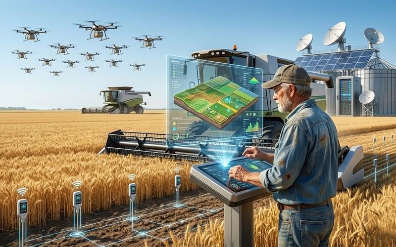 النماذج اللغوية الكبيرة في الزراعة: من المستشار الرقمي للمزارع إلى تشخيص أمراض المحاصيل بالصور